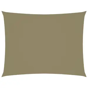 Berkfield Sunshade Sail Oxford Fabric Rectangular 2.5x4 m Beige