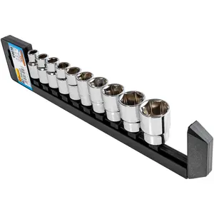 RICHMANN Hexagonal 1/2" short socket set 10 pcs, 10-24 mm CrV steel (C4010)