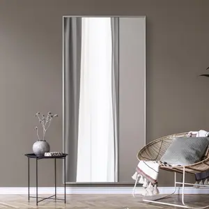 MirrorOutlet The Artus Silver Aluminium Edged Wall Mirror 200CM X 100CM