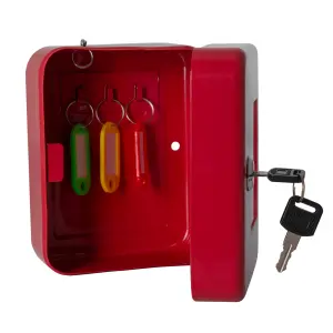 Metal Emergency Key Box With Break Glass & Strike