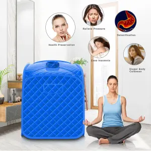 Costway 3L Foldbale Steam Sauna Personal Therapeutic Steam Spa Sauna Remote Control