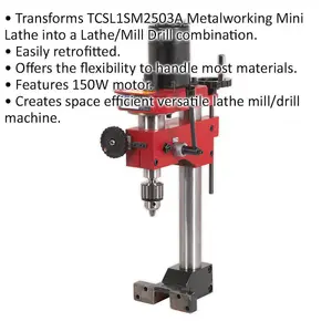 Versatile Drill Head for ys08818 Mini Lathe - Upgrade Your Metalworking Experience