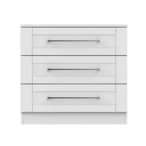 Ripon 3 Drawer Chest in Grey Ash (Ready Assembled)