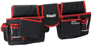 Draper Redline Double Tool Pouch, Black 67832