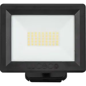 Luceco Adjustable Black LED Outdoor Flood light