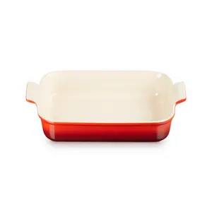 Le Creuset Stoneware Heritage Rectangular Dish Cerise / 26cm