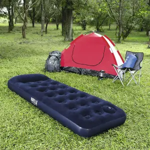 Bestway Easy Inflate Air Bed Single Built-In Foot Pump