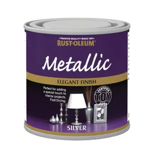 Rust-Oleum Silver effect Multi-surface Special effect paint, 250ml