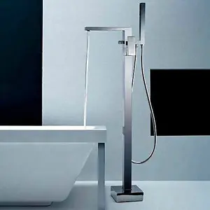 Nes Home Noir Cube Freestanding Bath Shower Mixer