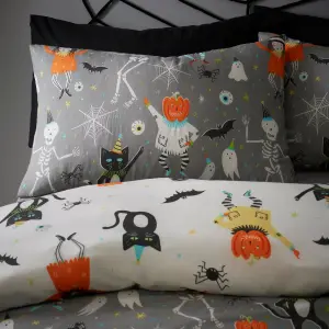 Halloween Party Childrens Bedroom Duvet Cover Set