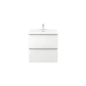 GoodHome Imandra White Freestanding Vanity unit & basin set - Includes Lana basin (W)604mm