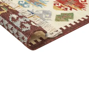 Wool Kilim Area Rug 160 x 230 cm Multicolour AKNALICH