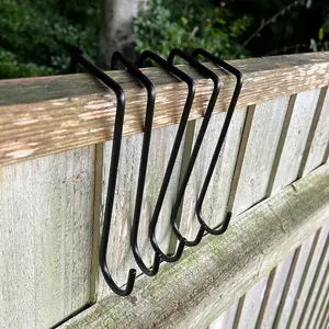 15cm Bracket Fence Panel Hooks (Set of 6)