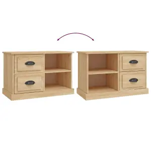 Berkfield TV Cabinet Sonoma Oak 73x35.5x47.5 cm Engineered Wood