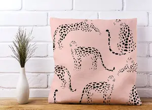 Abstract Leopard Pattern Cushions 45cm x 45cm