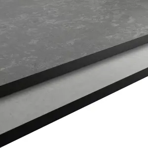 GoodHome 12mm Nepeta Matt Ceramic mineral Paper & resin Square edge Kitchen Worktop, (L)3000mm