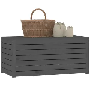 Berkfield Garden Box Grey 101x50.5x46.5 cm Solid Wood Pine