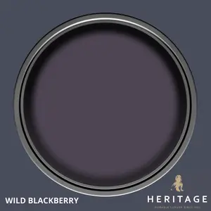 Dulux Trade Heritage Wild Blackberry Eggshell Wall paint, 750ml