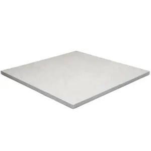 Fresca Grove Cream Matt Stone effect Textured Porcelain Outdoor Floor Tile, Pack of 2, (L)600mm (W)600mm