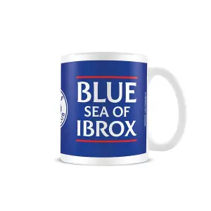 Rangers FC Crest Mug White/Blue (One Size)