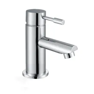 Nes Home Fiona Cloakroom Basin Mini Mixer Tap and Sprung Slotted Waste