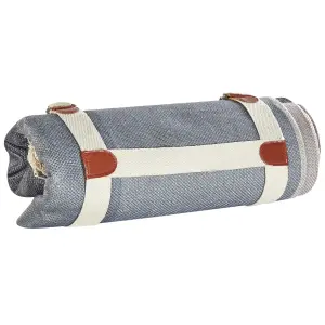 Picnic Blanket LUNDA 150 x 200 cm Grey