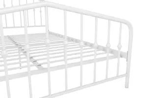 Bushwick Metal Bed White, Double