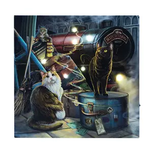 Lisa Parker Witchwood Express Canvas Light Up Plaque Multicoloured (One Size)