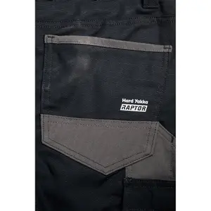 Hard Yakka - Raptor Cuffed Pant - Black - Trousers