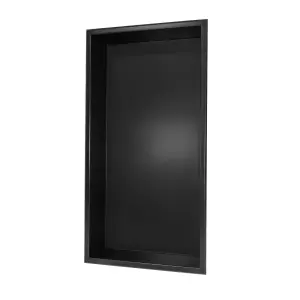 Thermopanel 304 Stainless Steel Recess Shower Niche - Matte Black (610 x 305 x 103mm)