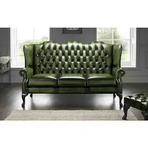 Chesterfield Classic Carlton Flat Wing Settee