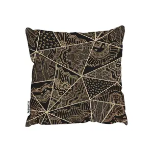 Cushions - Geometric Triangles with Patterns (Cushion) / 60cm x 60cm