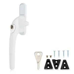 XFORT Cockspur Left Window Handle Installation Kit in White