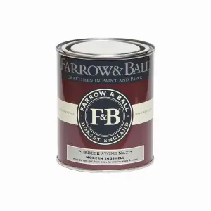 Farrow & Ball Modern Purbeck Stone No.275 Eggshell Paint, 750ml