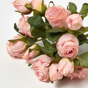 Homescapes Artificial Bouquet of Dried Pink Roses