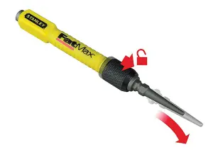 Stanley FatMax 1-58-501 STA158501 Interchangeable Nail Set Punch Tool