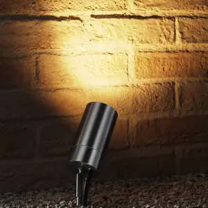 Auraglow Deep Recessed Stainless Steel Spike Light - RADFORD - Warm White (3000k)