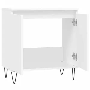 Berkfield Bathroom Cabinet White 58x33x60 cm Engineered Wood