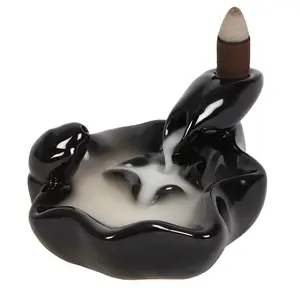 Pool To Pool Backflow Incense Burner Black (One Size)