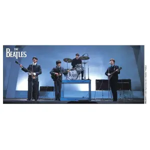 The Beatles Band Photo Two Tone Mug Blue/White (One Size)