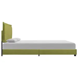 Berkfield Bed Frame Green Fabric 150x200 cm 5FT King Size