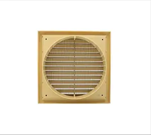 Blauberg Plastic Vented Fixed Blade Air Ventilation Louvred Grille - 125mm Cotswold Stone