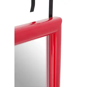 Maison by Premier Hot Pink Plastic Frame Over Door Mirror