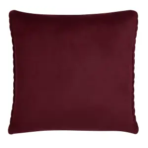 Amory Luxe Wine Velvet Filled Cushion