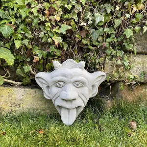 Stone Cast Gargoyle Wall Plaque