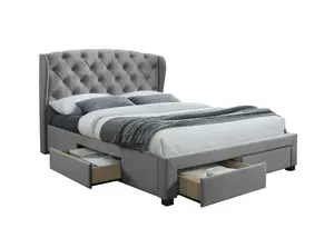 Birlea Hope King Bed Frame In Grey