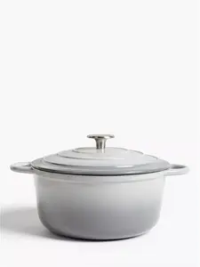 John Lewis Cast Iron Round Casserole