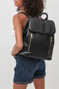 Womens Next Black Laptop Backpack - Black