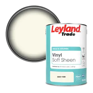 Leyland Trade Vinyl Soft Sheen Walls & Ceilings Emulsion Paint (0603-Y30R) - 5L