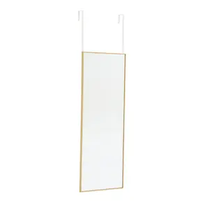 Heulyn Rectangle Metal Mirror Gold / 118cm x 28cm